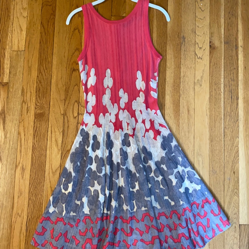 Nic & Zoe Twirl Floral Knit Dress
